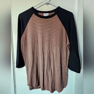 3/4 sleeve baseball t